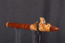 Yellow Cedar Burl Native American Flute, Minor, Mid A-4, #T6G (6)